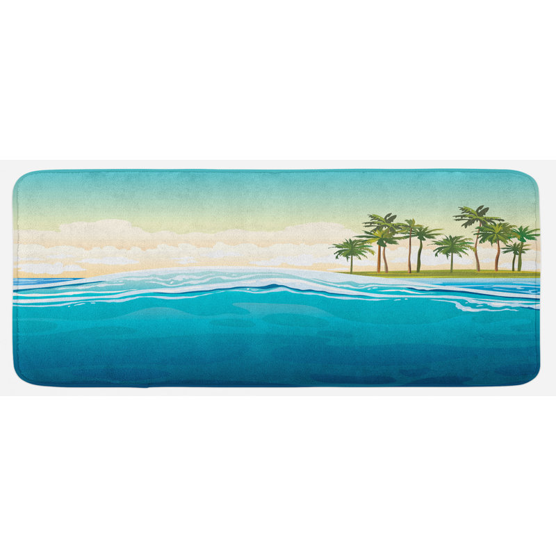 Tapis de cuisine tropical