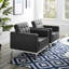 Fauteuils capitonnés en cuir Loft-1492314775