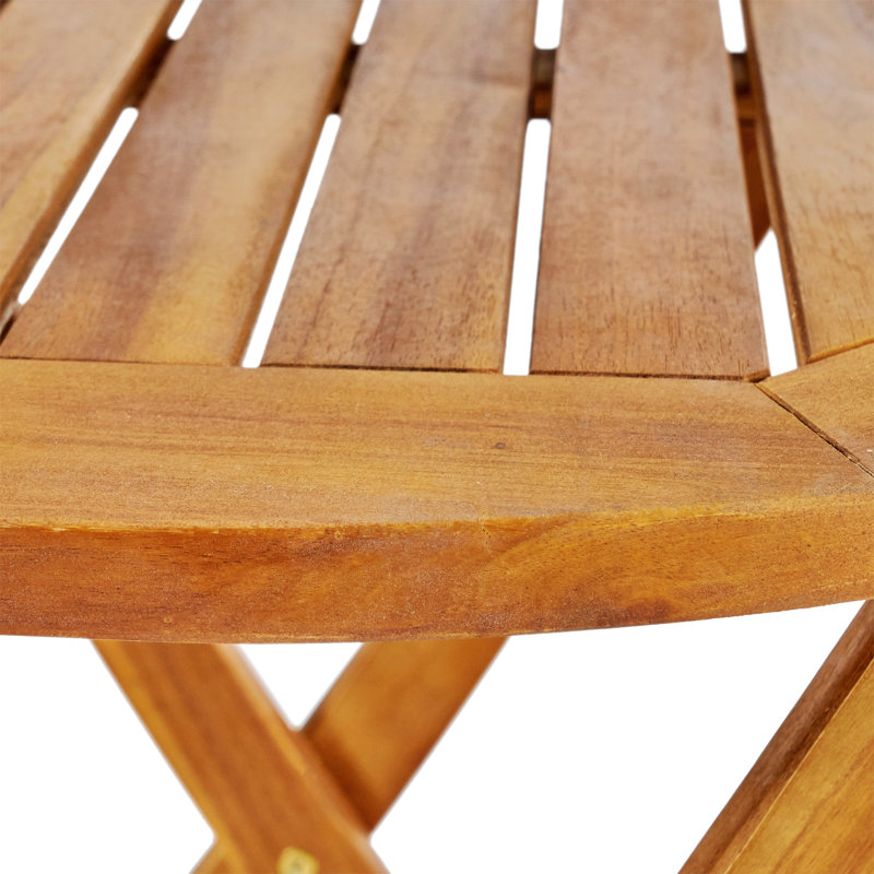 ENSEMBLE BISTRO, 2 chaises + 1 table, Naturel/noir
