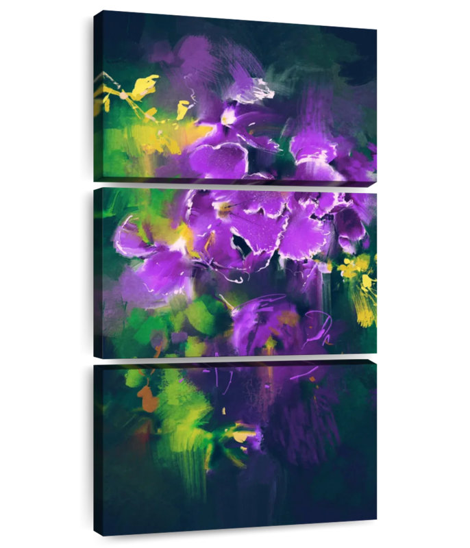 Purple Orchid, 27" H x 12" W