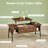 Wood Lift Top Coffee Table With Hidden Compartment And Storage Shelf For Living Room/Office Reception, Rising Tabletop-1025345935