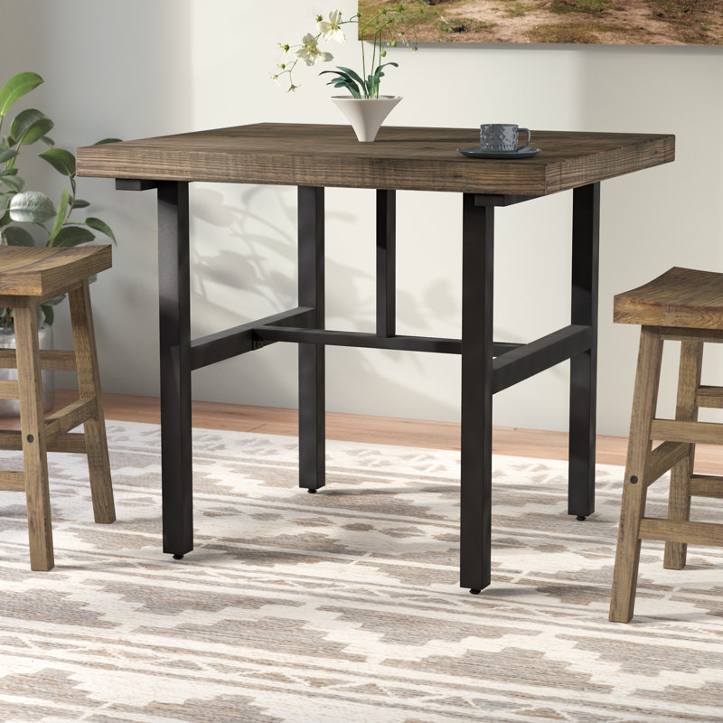 ALEZZI Round Metal Base Dining Table