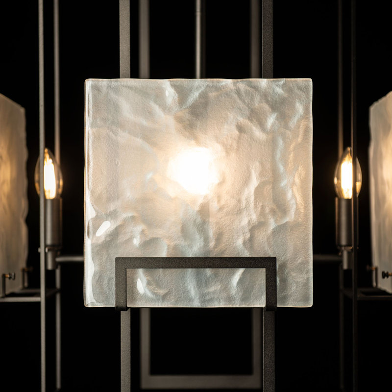 Geo Pendant - 4-Light - Sterling - Clear Glass, Oil Rubbed Bronze, Frosted Glass