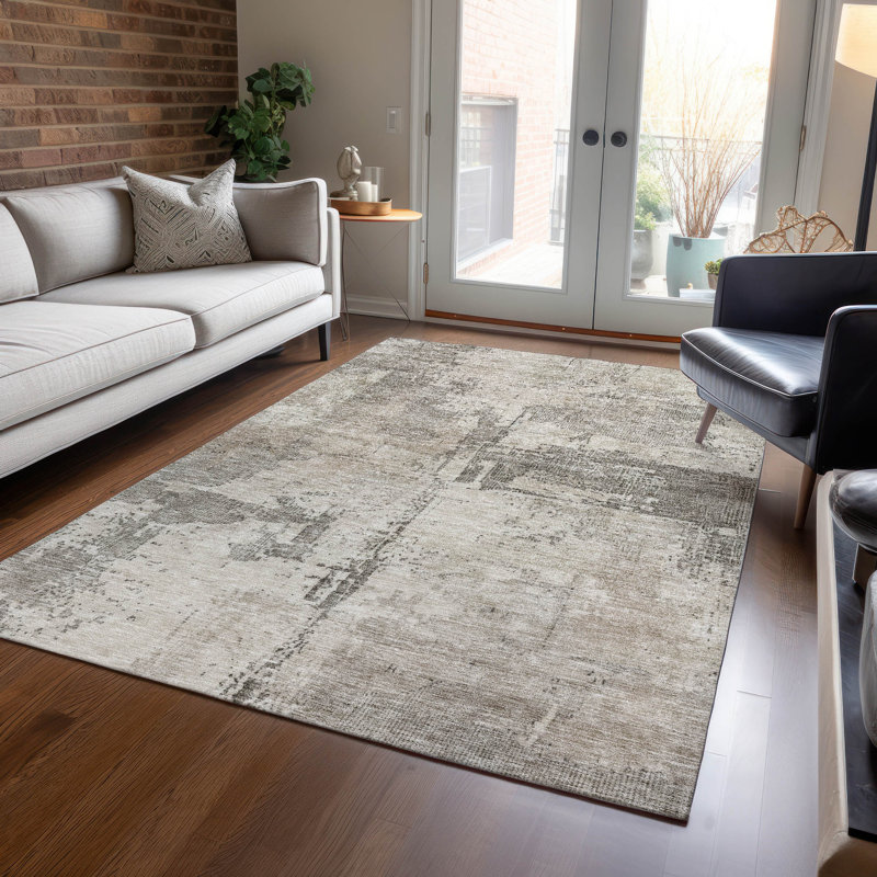 Machine Washable Indoor/Outdoor Cicel ACN1200 Rug, Rectangle 2'6" x 3'10"