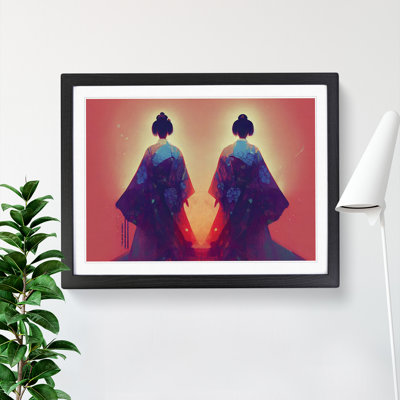 Two Geisha - Framed Print
