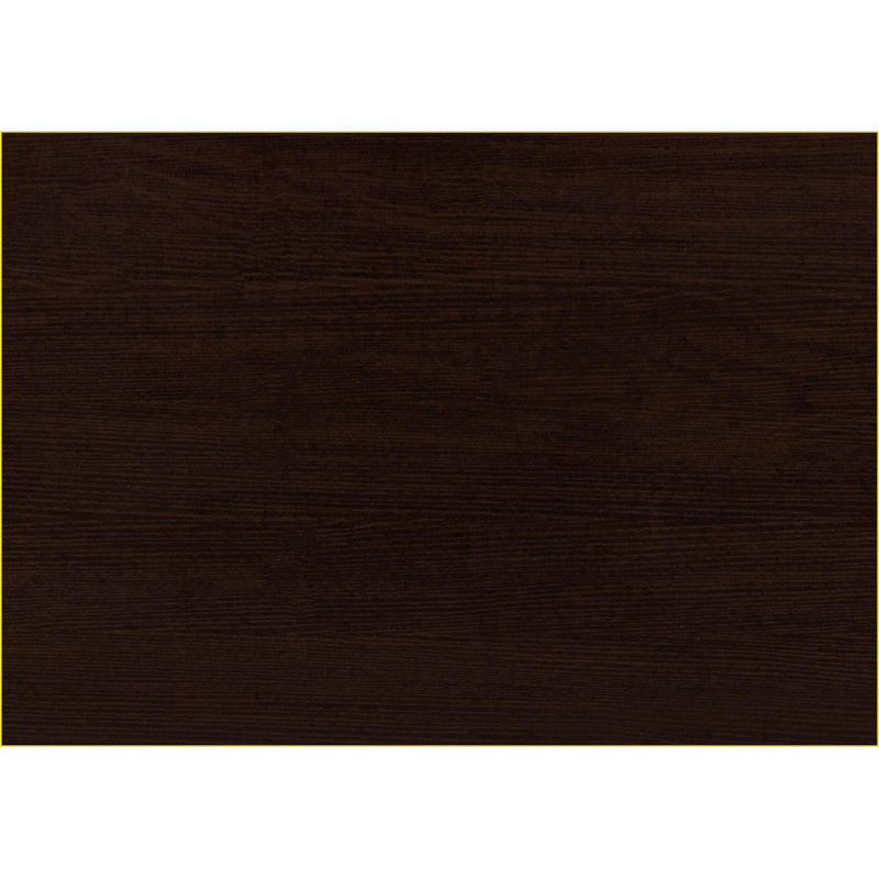 Bureau d'ordinateur 48 po, moderne, stratifié brun / métal gris | Espresso | Panneau de fibres à densité moyenne