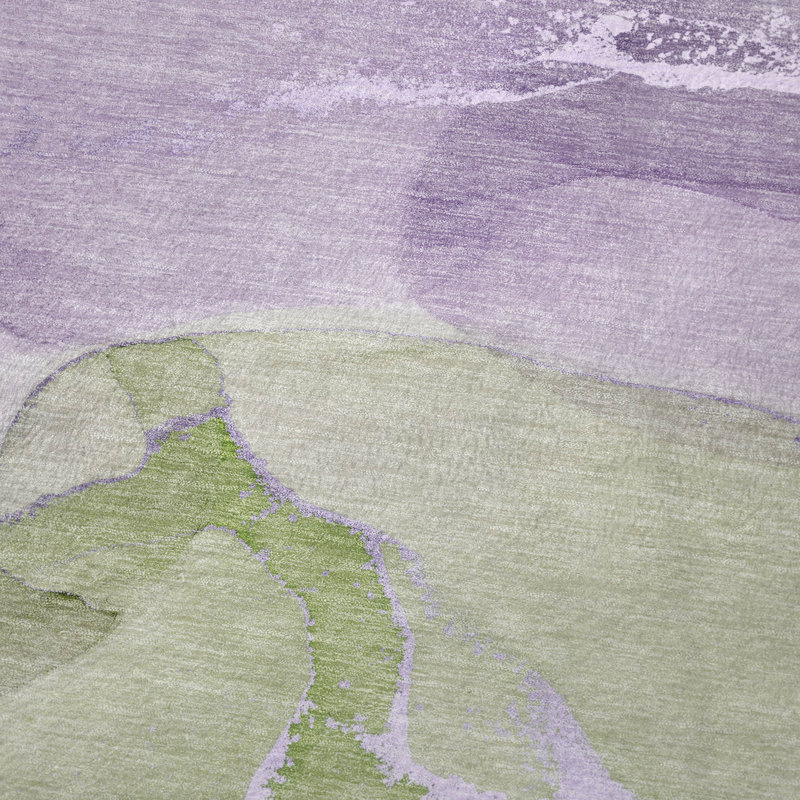 Jeté en sherpa Addison, Mauve