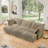 Upholstered Sofa With  Ottomans-2016265039