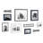 Hertz Solid Wood Picture Frame - Set of 8 with Mat-93933260