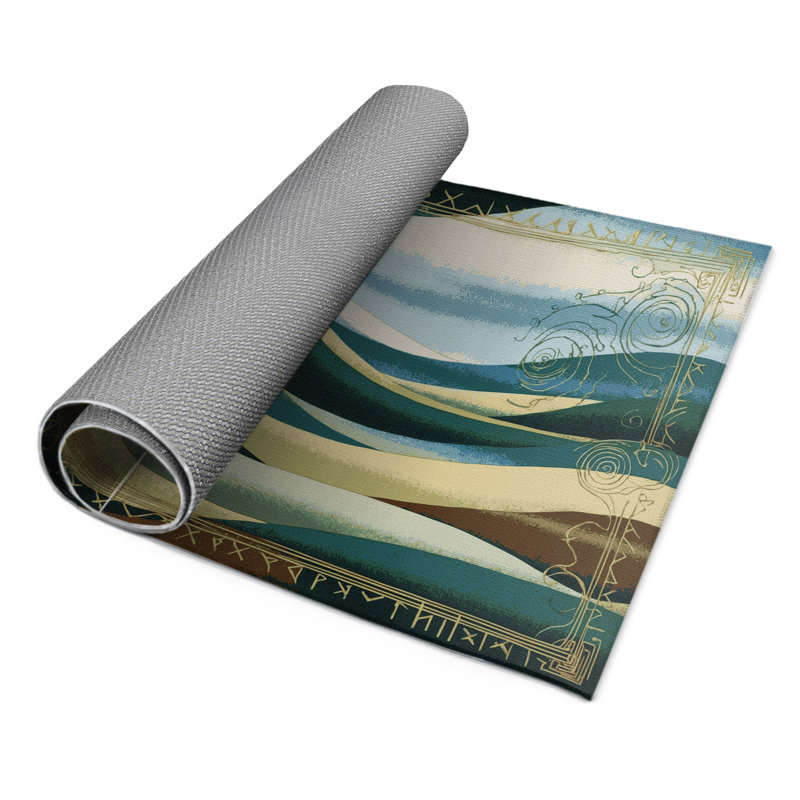 Tapis intérieur et extérieur Twilight Dunes, Rectangle 4pi x 6 pi