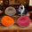 Coffe/Orange/Red/Dark Blue
