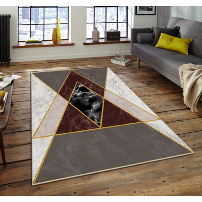 Luxurious Area Carpet (5.2 x 7.5 ft), 100% Polyester, 740 g/m² | Soft Velvet Fabric with Non-Slip Felt Dot Underside, Laminated Sponge for Comfort | Easy to Clean, Machine Washable at 86°F | Ideal for Living Room & Bedroom Decor
