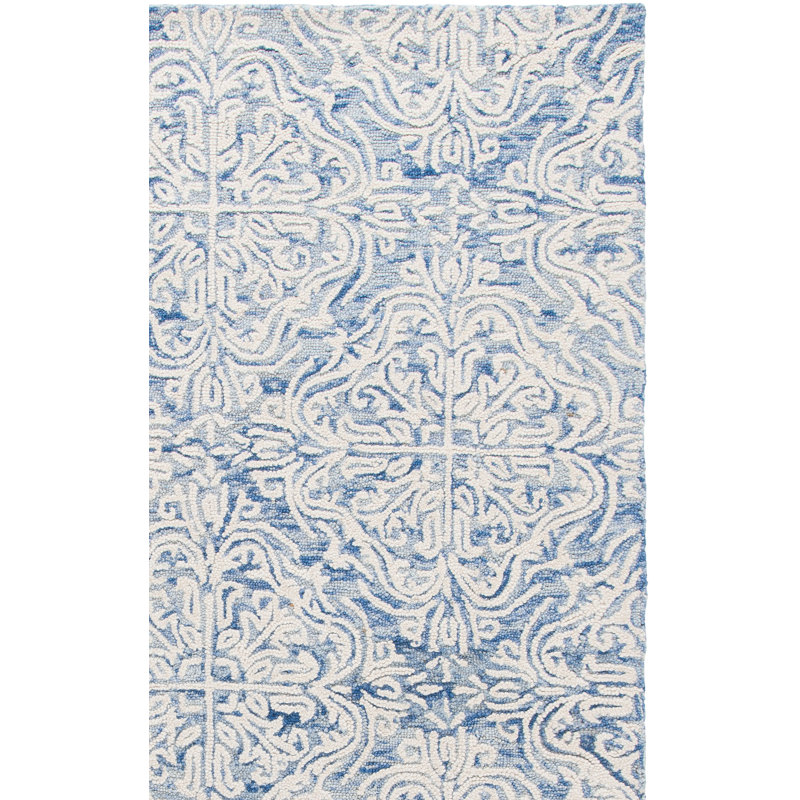 Tapis en laine touffeté à la main Davyan, Rectangle 3 pi x 5 pi