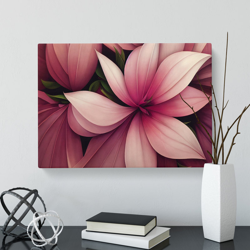 Dreamy Flower - Wrapped Canvas, 35cm H x 50cm W x 3cm D
