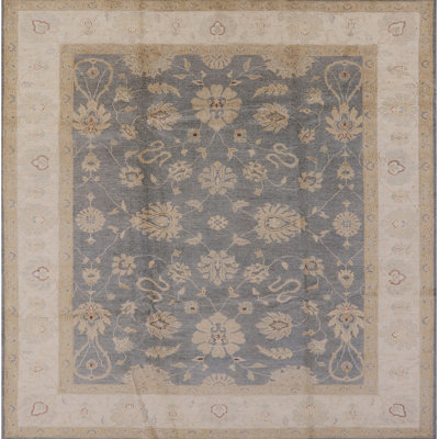 Tapis oriental ivoire / bleu marine Rikulf