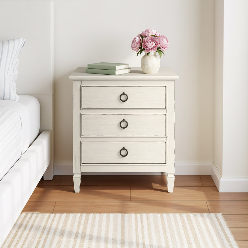 Levin 28'' W Nightstand, Cotton-Hued
