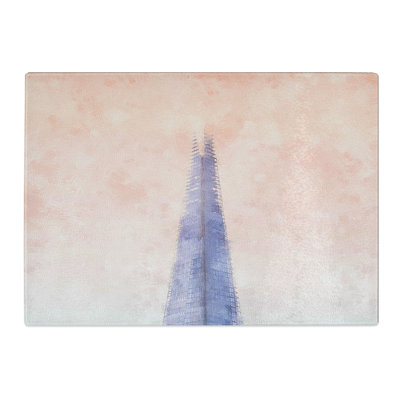 Tempered Glass the Shard in London Chopping Board