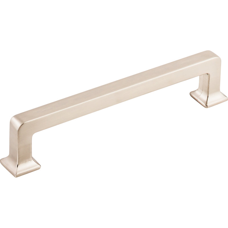 Ascendra 12" Center to Center Bar Pull, Brushed Satin Nickel, 5 1/16" Center to Center