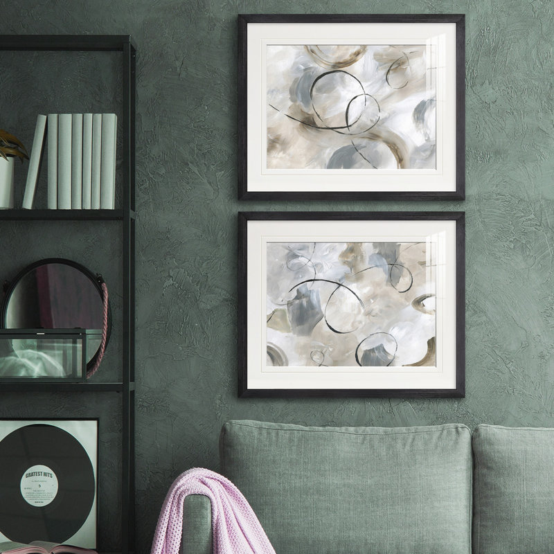 Reproduction de photo sur toile, Papier encadré noir, Blanc mat