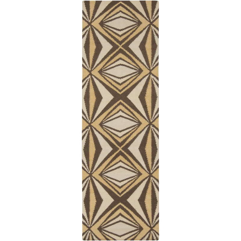 Voyages Wool Geometric Indoor Rug, Runner 2'6" x 8'