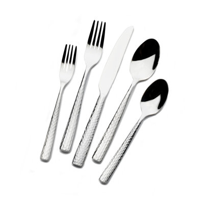 St. James Logan Forged Stainless Steel Flatware, 42pc Set