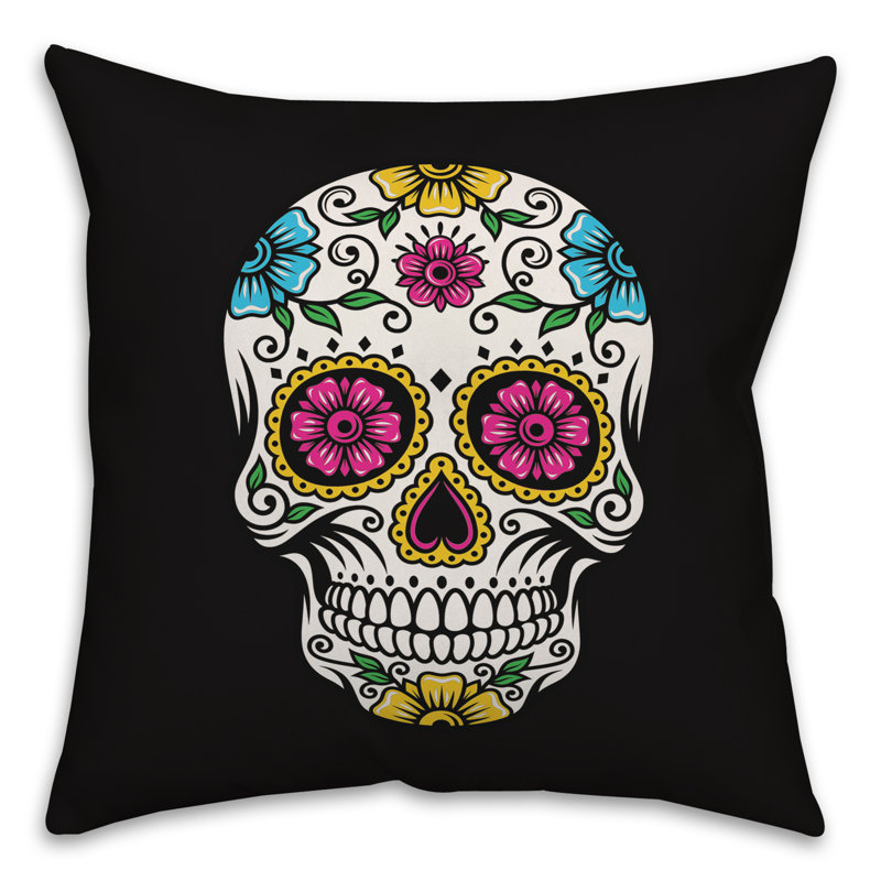  Coussin Bright Sugar Skull