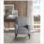 Fauteuil d'appoint confortable et capitonné pour le salon, rehaussant le style intérieur