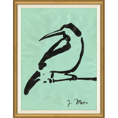 Joseph Mota " Bird Series XI " by Joseph Mota Painting Print