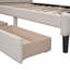 Lit plateforme simple avec rangement capitonné-1442627184