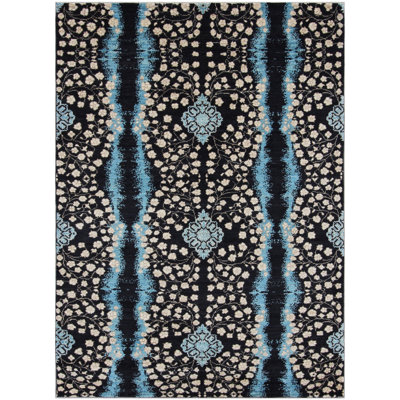 Geometric Hand Knotted Area Rug