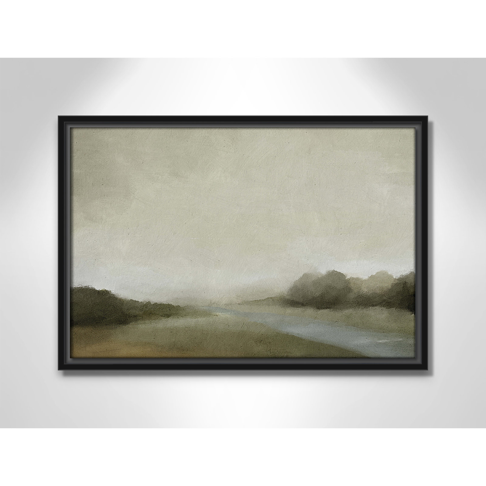 Vanora - Floater Frame Canvas, 13.5" H x 19.5" W, Black