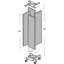 Plastique H 60 po x l 13,5 po