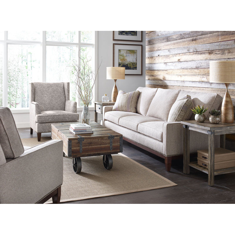 Asbey Solid Wood Top Coffee Table