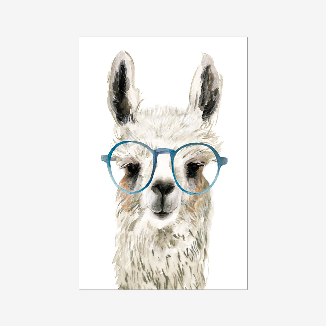 Leinwandbild Hip Llama II von Victoria Borges