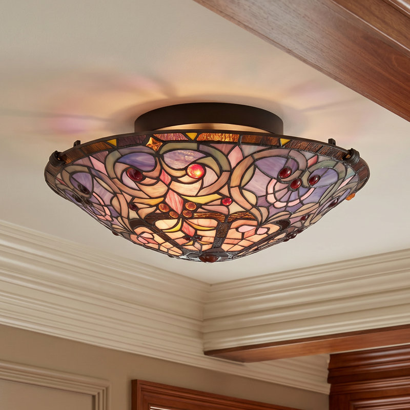 Engebretson Glass Flush Mount