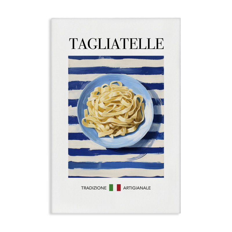 Toile de pâtes traditionnelle Tagliatelle, design par Andreas Magnusson, H 45 po x l 30 po