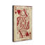 « grand of hearts », impression sur bois