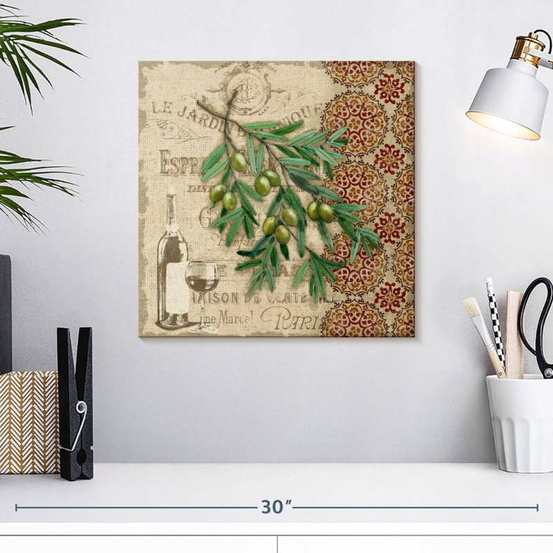 Olives vertes toscanes Yarlin, H 16 po x l 16 po