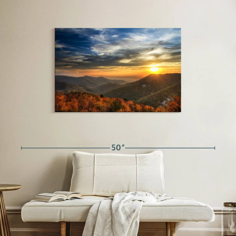 Alvord Shenandoah Sundown, H 26 po x l 39 po