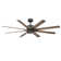 Renegade 8 - Blade Outdoor / Indoor Smart Ceiling Fan with Remote Control and LED Light Kit Included, Works With Alexa and iOS or Android App