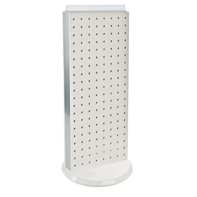 Non-Revolving 8"W x 20.75"H Pegboard Counter Display