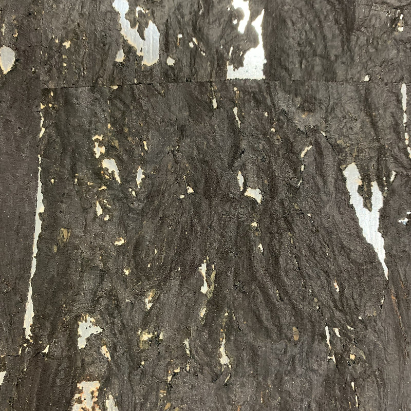 Elements-Cork Abstract Metallic Wallpaper Roll