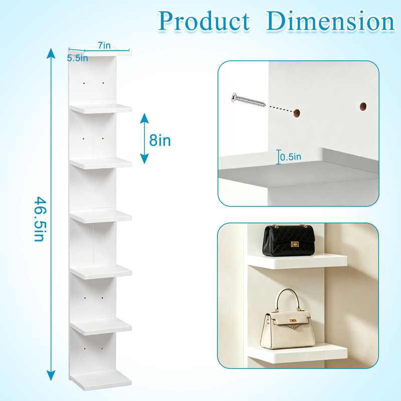 7-tier Wall Shelf