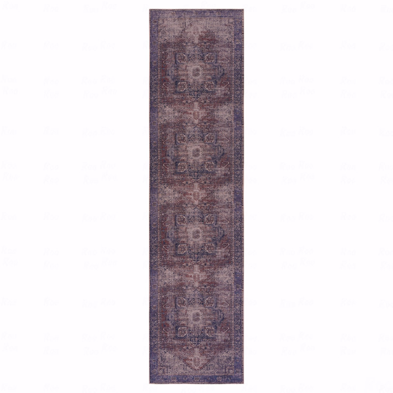 2'6" X 10' Runner Area Rug, Washable Function Rug