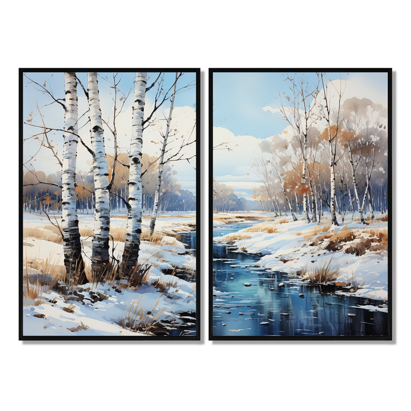 Hallette - Impressions d'art traditionnelles sur toile, Black, 36" H x 48" W, Impression encadrée flottante