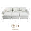 Canapé modulaire modulaire 113 po Modulo Nest - conception convertible 3-en-1, repose-pieds de rangement inclus, peu encombrant pour le salon