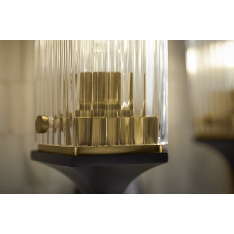 Occasion 2 - Light Plug-in Armed Sconce, Gold/Matte Black