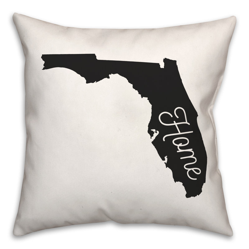 Housse de coussin carré et insert, Floride