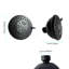 3-Spray Patterns With 1.75 GPM 3.94 In. Wall Mount Fixed Shower Head With High-Pressure In Matte Black