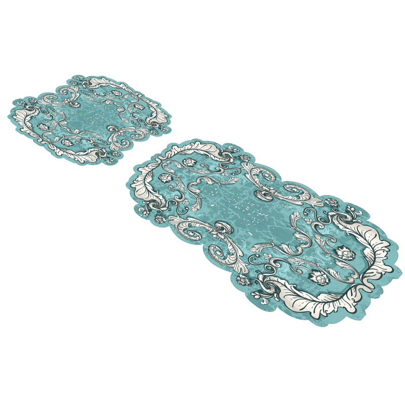 Ultra-Soft Bathmat Set (2 Pieces), Turquoise, 19.7 x 23.6 inches & 23.6 x 39.4 inches | 100% Polyester, 1300 g/m², 0.4 in Pile Height | Non-Slip Underside, Antibacterial, Machine Washable for Easy Care